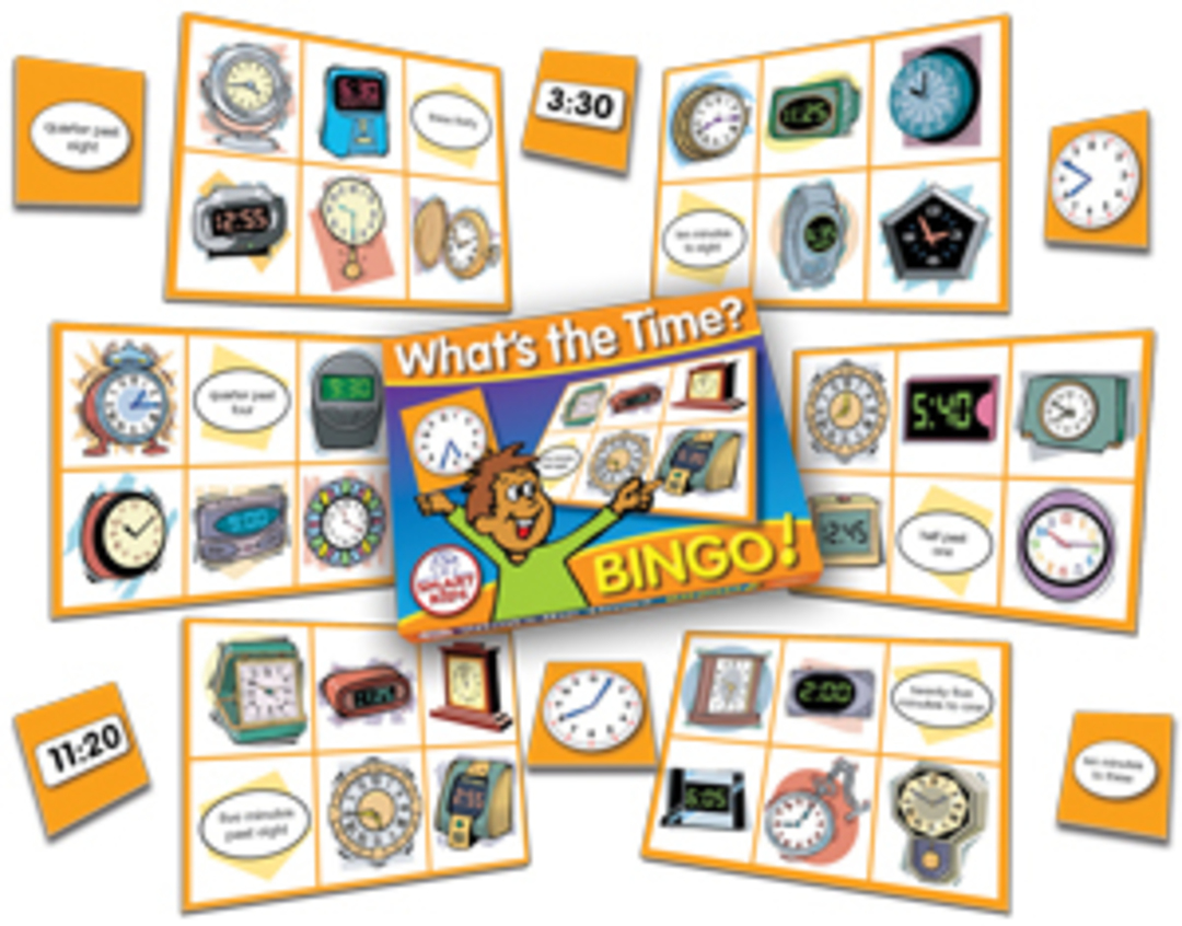 What's the Time? Bingo image 0